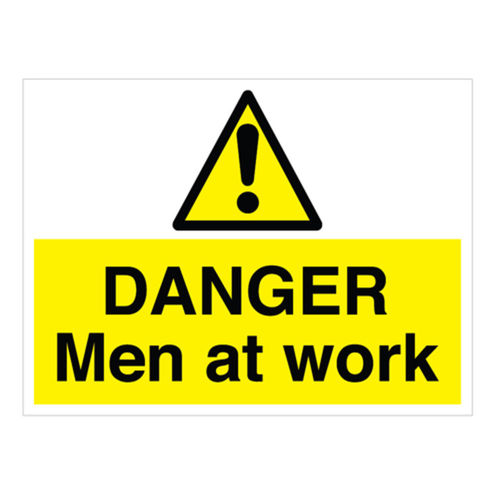 Danger Men At Work Sign (20133V)